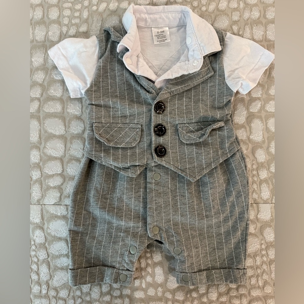 Boys One Piece Dress Outfit